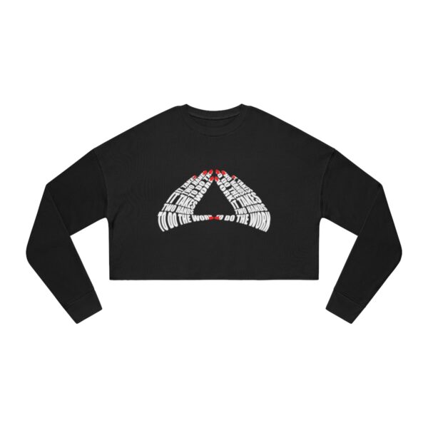 Women's Cropped Sweatshirt - Image 2